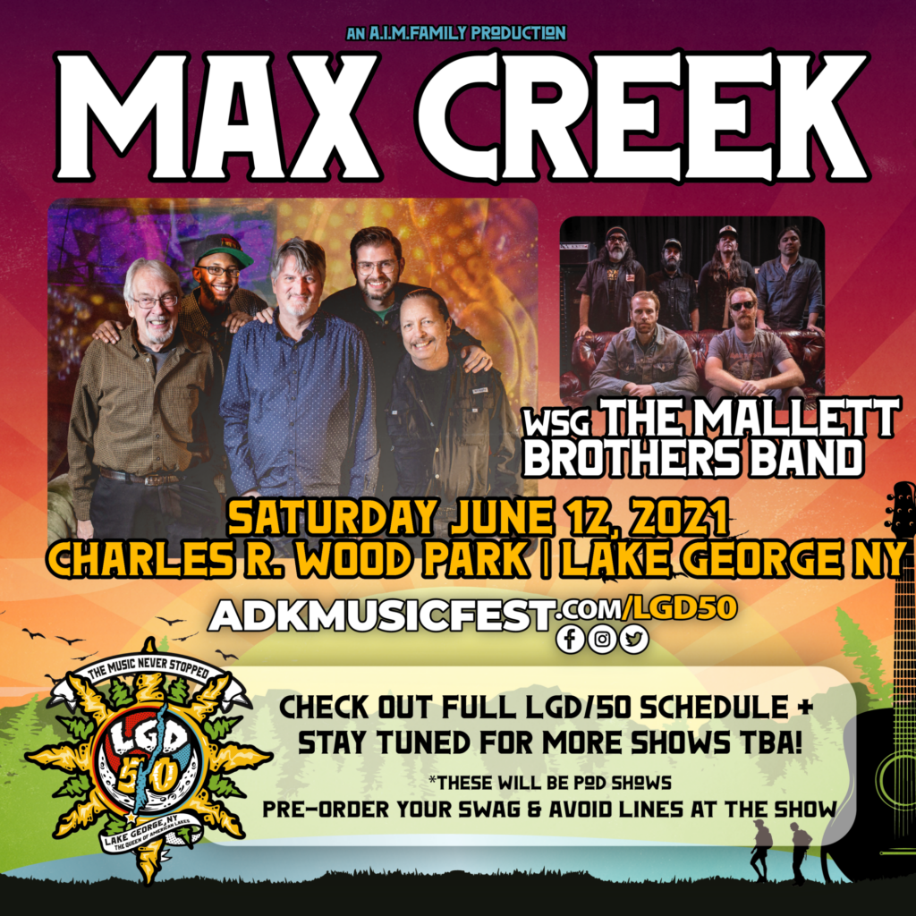 Max Creek w/s/g The Mallett Brothers Band - 102.7 WEQX-FM - The Real ...